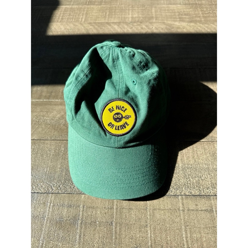 "Be Nice or Leave" Forest Green "House of Blues" Baseball cap